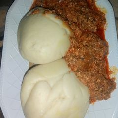 Pounded Yam and Egusi Soup A picture of Pounded Yam and Egusi Soup.
