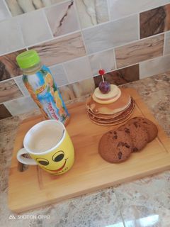 صورة لوصفة بان كيك 🥰