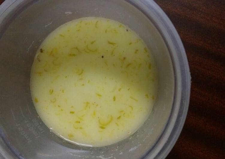 Recipe of Quick Orange glaze #4weekschallenge