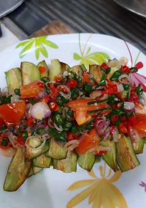 Foto resep Terong sambal matah