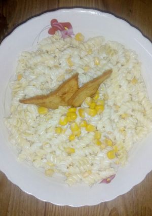 صورة لوصفة صلطه المعكرونه البارده
