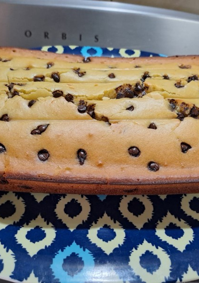 Una foto de Budín de cítricos con chips de chocolate