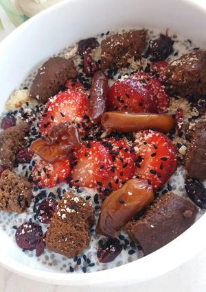 Φωτογραφία της συνταγής Super bowl 🥣 υγιεινό πρωινό ♠️💜