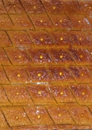 صورة لوصفة مقروط السنيوة(قلب البقلاوة)