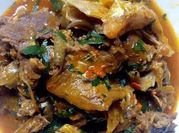 A picture of cocoyam soup