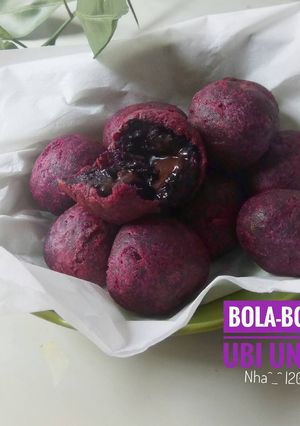 Foto resep Bola-Bola Ubi Ungu