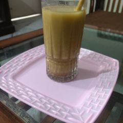 A picture of Desi style chana sattu drink.
