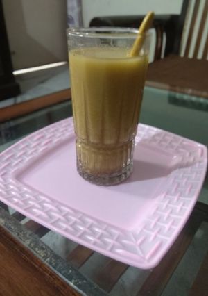 A picture of Desi style chana sattu drink.