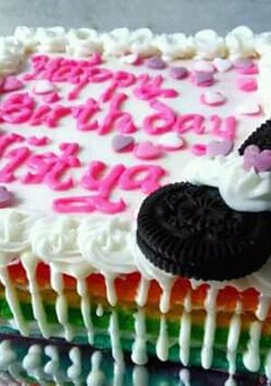 Foto resep Rainbow cake 3 telur