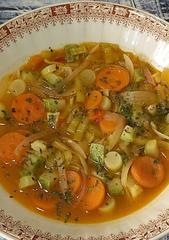 Una foto de Sopa de verduras