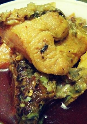 A picture of Bengali Chicken curry or Murgir Jhol.