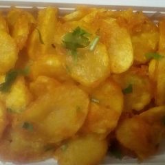 A picture of African bhajia potatoes.