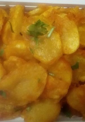 A picture of African bhajia potatoes.