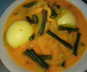 Resep Terbaik Lodeh labu Siam kacang panjang campur tahu dan telur Enak Sederhana