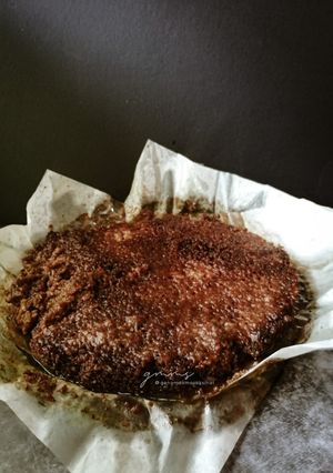 Gambar Kek keju bercoklat dari nasi sejuk