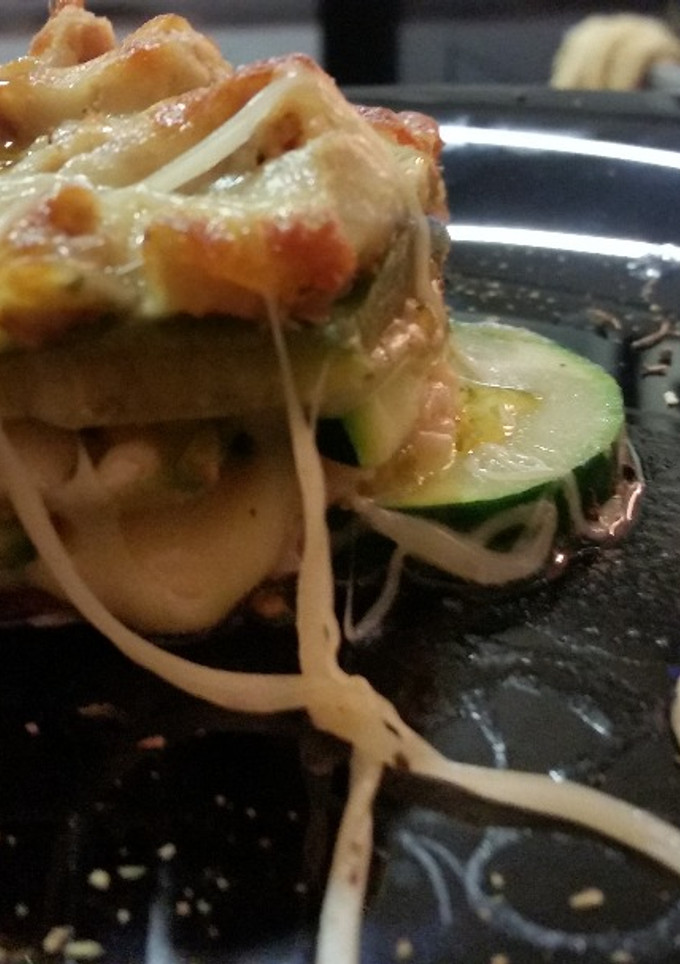Una foto de Lasaña de calabacín sin pasta