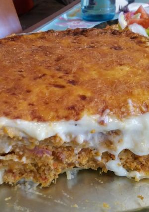 Una foto de Lasaña de carne picada