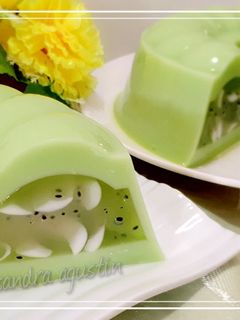 Foto resep Puding Pandan Kelapa Muda