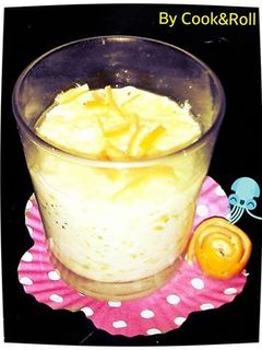 Una foto de Flan al microondas