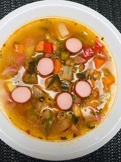 Foto resep Menestrone soup ala Chef Turnip
