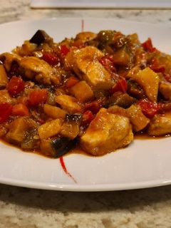 Una foto de Pisto de pollo