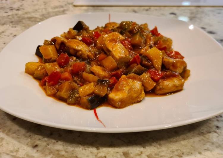 Pisto de pollo