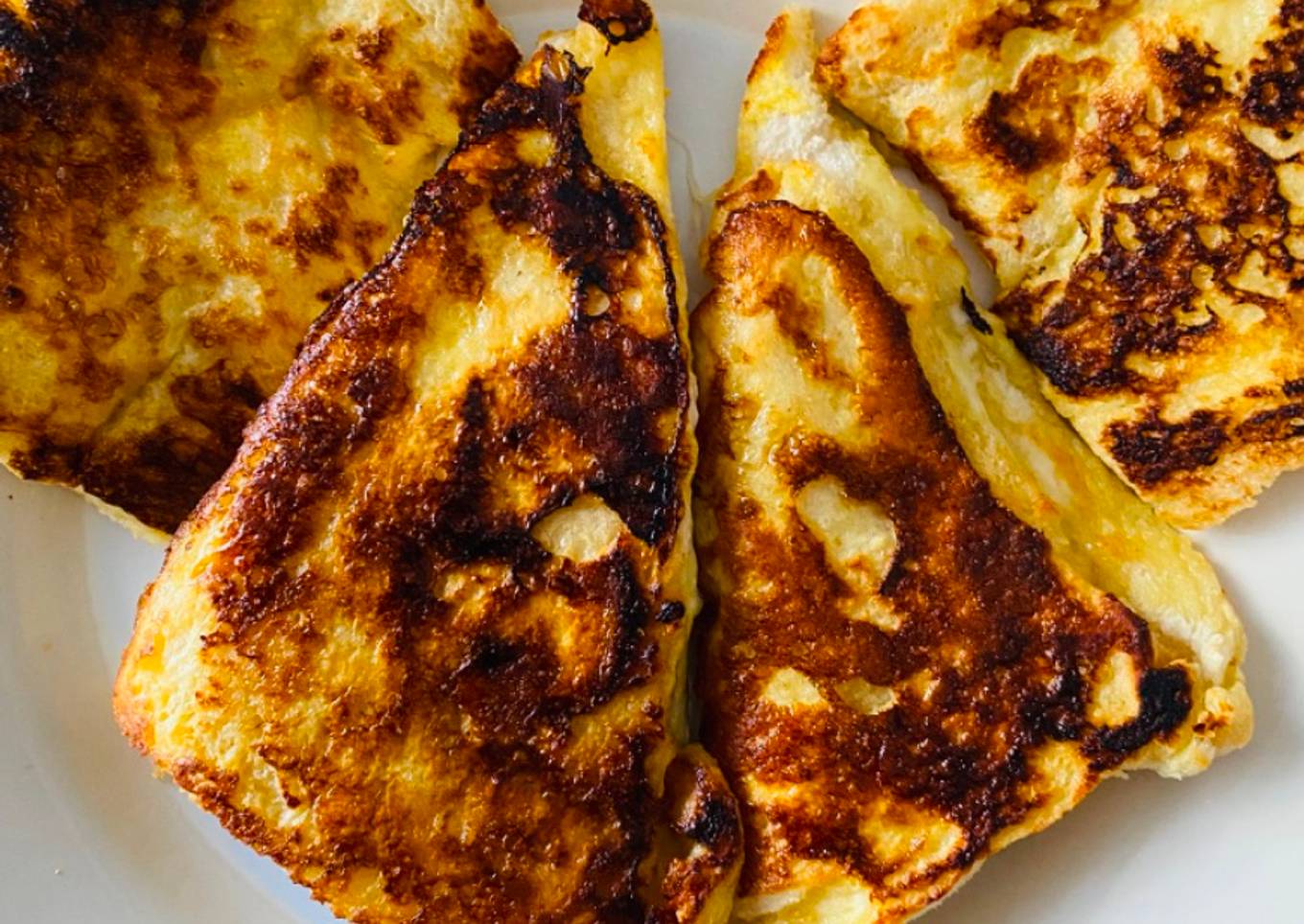 Cheese filled french toast