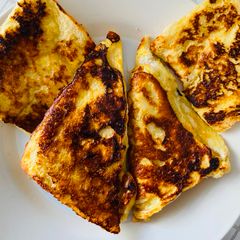 A picture of Cheese filled french toast.