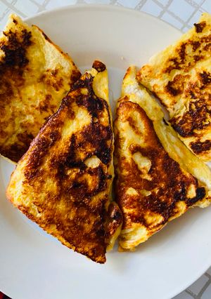 A picture of Cheese filled french toast.