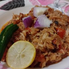 A picture of Fish Bhunna Karahi 🍲 🐟🐠.