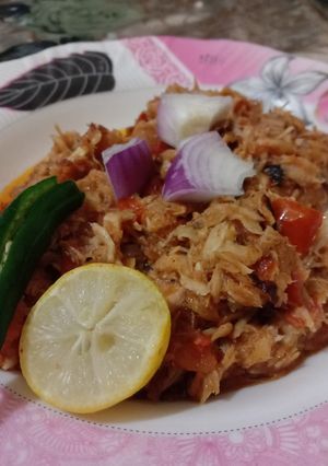 A picture of Fish Bhunna Karahi 🍲 🐟🐠.
