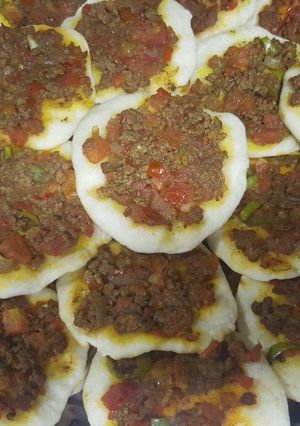 صورة لوصفة لحم بعجين 😋😋😋😋😋