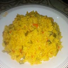 A picture of Jollof Rice.