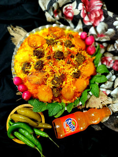 عکسی از دستور ساطَری پلو solmaz