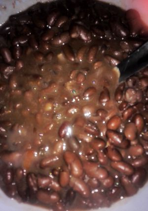 A picture of Stewed kidney beans.