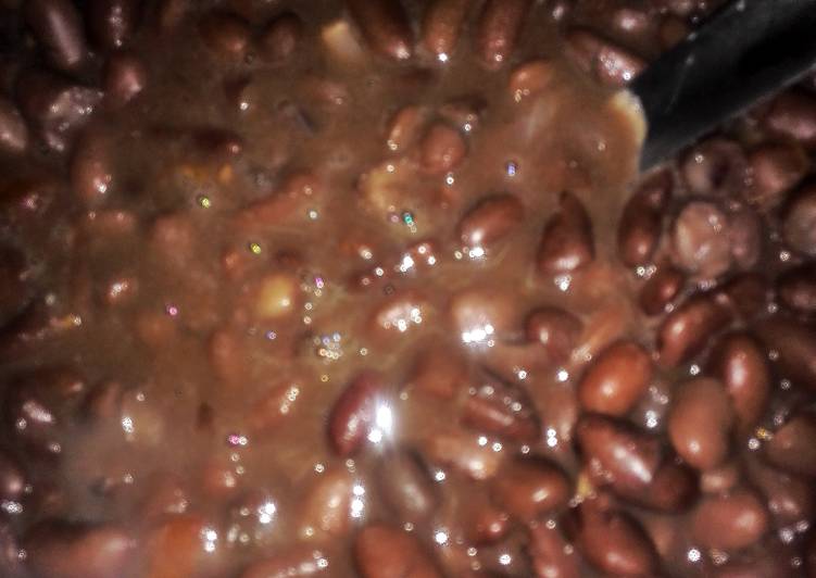 Stewed kidney beans