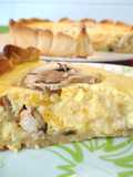 Quiche cremosa del campo y del mar
