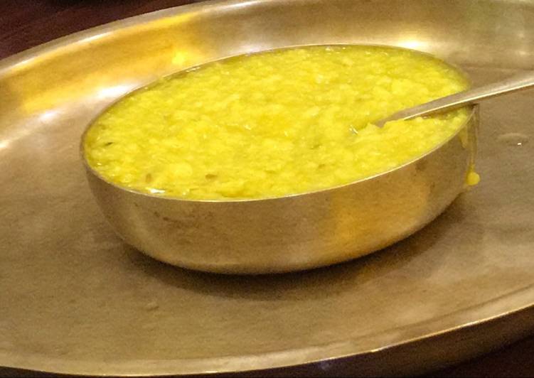 Steps to Make Award-winning Wheat Khichdi  (wheat-lentil porridge)