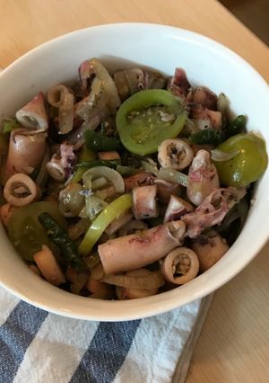 Foto resep Cumi Asin Cabai Hijau