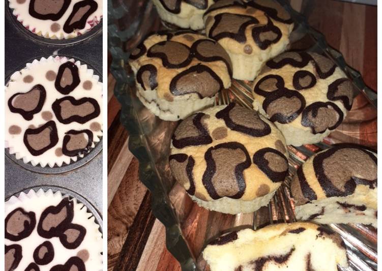 Step-by-Step Guide to Prepare Any-night-of-the-week Leopard Shiffon Cupcakes