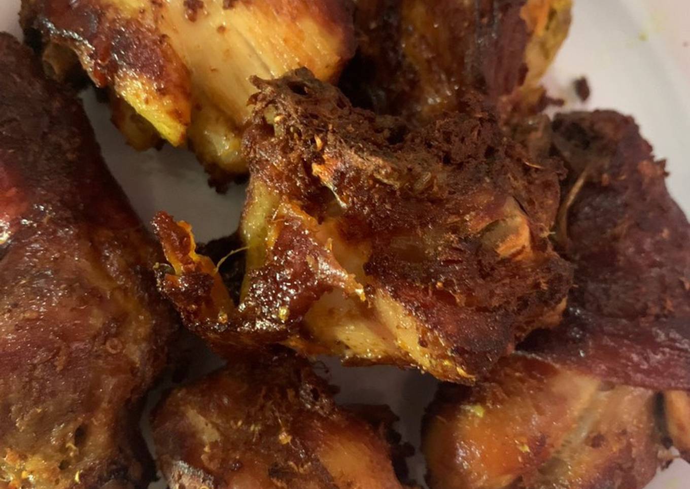 Ayam goreng lengket endul