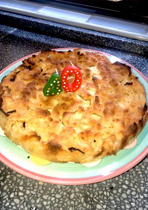 Una foto de Tarta de manzana húmeda