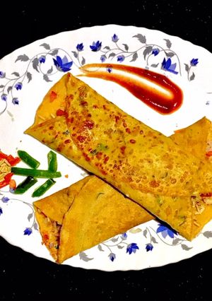 A picture of Besan Chilla.