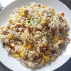 Luncheon Meat Fried Rice A picture of Luncheon Meat Fried Rice.