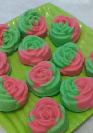 Foto resep Bolu kukus mawar