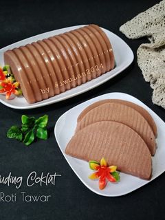 Foto resep Puding Coklat Roti Tawar