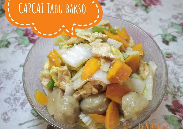 Resep #50. Capcai Tahu Baso🥬, Sempurna