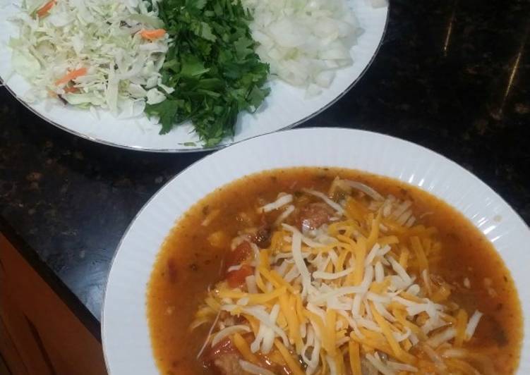 Simple Way to Make Ultimate Brad&#39;s onepot Chipotle pozole