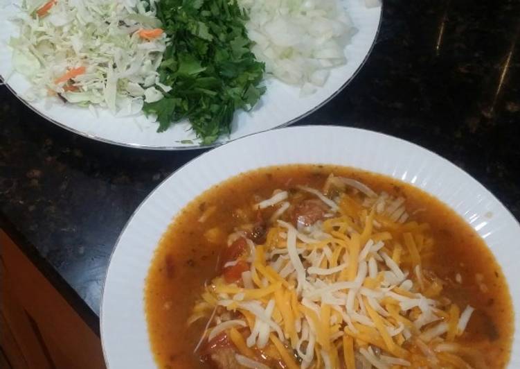 Simple Way to Prepare Award-winning Brad&#39;s onepot Chipotle pozole