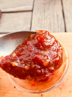 Una foto de Mermelada de mango y chile de árbol